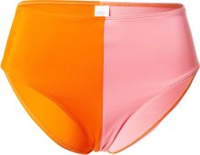Monki Spodní díl plavek oranžová / světle růžová