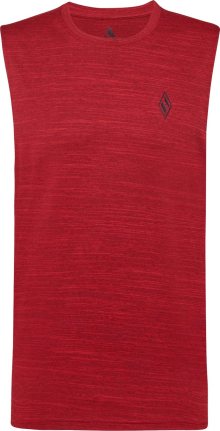 Skechers Performance Funkční tričko červený melír / černá