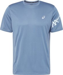 ASICS Funkční tričko kouřově modrá / bílá