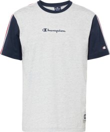 Champion Authentic Athletic Apparel Funkční tričko námořnická modř / šedý melír / bílá