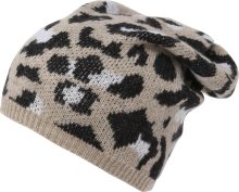 ABOUT YOU Čepice \'Joelle\' béžová / černá / bílá