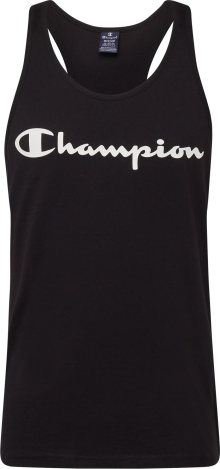 Champion Authentic Athletic Apparel Tričko černá / bílá