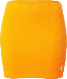 Calvin Klein Jeans Sukně oranžová / bílá