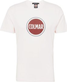 Colmar Tričko šedá / tmavě červená / přírodní bílá