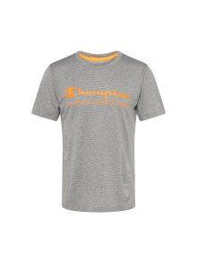 Champion Authentic Athletic Apparel Funkční tričko světle šedá / oranžová