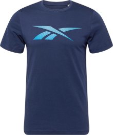 Reebok Sport Funkční tričko námořnická modř / nebeská modř
