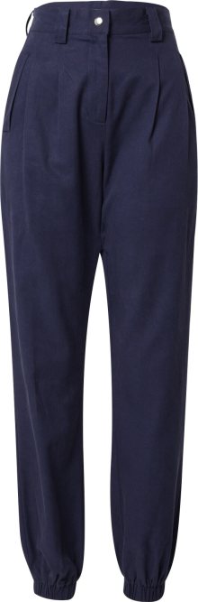 Guido Maria Kretschmer Collection Kalhoty se sklady v pase \'Nicola\' námořnická modř