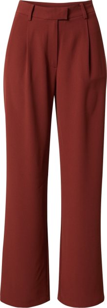Guido Maria Kretschmer Collection Kalhoty se sklady v pase \'Luzia\' červená