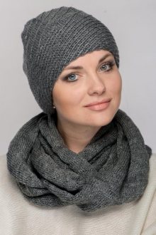 Jarek Fil\'loo CD-069 Čepice + šála Univerzální černá