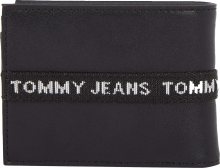 Tommy Jeans Peněženka černá / bílá