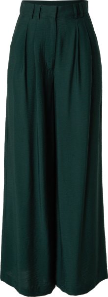 Guido Maria Kretschmer Collection Kalhoty se sklady v pase \'Finja\' smaragdová