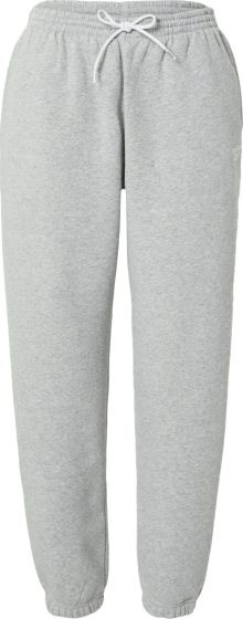 Reebok Sport Sportovní kalhoty šedá / bílá