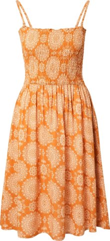 Sublevel Letní šaty oranžová / bílá