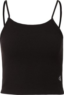 Calvin Klein Jeans Top černá / bílá
