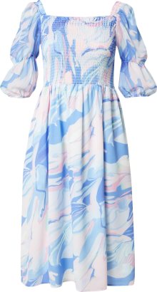 FRENCH CONNECTION Šaty \'VERONA\' modrá / světlemodrá / růžová