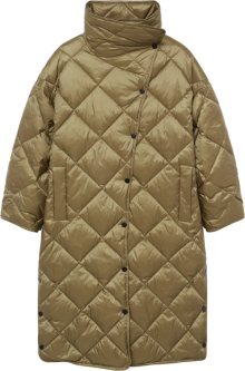 MANGO Zimní kabát \'Croco\' olivová
