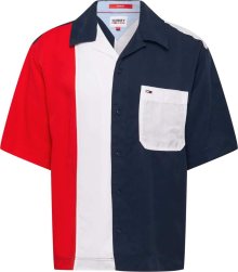 Tommy Jeans Košile tmavě modrá / červená / bílá