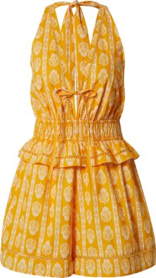 River Island Overal \'KAIA\' žlutá / offwhite