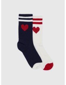 Dámské vzorované ponožky, 2 páry