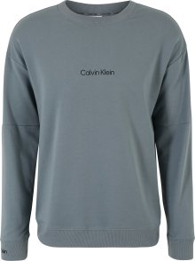 Calvin Klein Mikina chladná modrá / černá