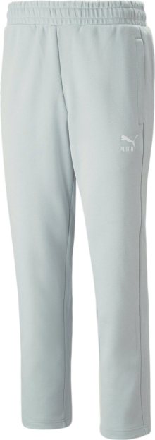 PUMA Kalhoty kouřově šedá / bílá