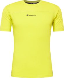 Champion Authentic Athletic Apparel Funkční tričko žlutá / černá