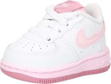 Nike Sportswear Tenisky \'Force 1\' světle růžová / bílá
