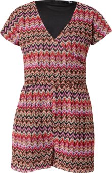 VERO MODA Overal \'DICTE\' světlemodrá / sépiová / pink / grenadina