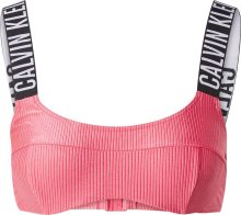 Calvin Klein Swimwear Horní díl plavek \'Intense Power\' pink / černá / bílá