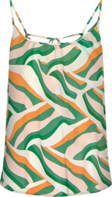 JDY Top \'NOLIA\' trávově zelená / světle zelená / oranžová / pastelově růžová / barva bílé vlny