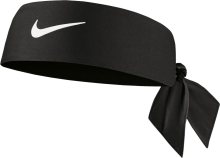 NIKE Sportovní čelenka černá / bílá