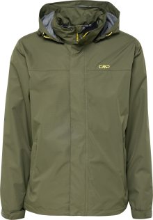 CMP Outdoorová bunda limetková / tmavě zelená