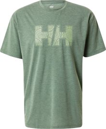 HELLY HANSEN Funkční tričko \'SKOG\' smaragdová / světle zelená
