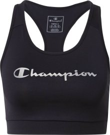 Champion Authentic Athletic Apparel Sportovní top černá / stříbrná