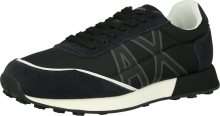 ARMANI EXCHANGE Tenisky námořnická modř / tmavě hnědá / šedá