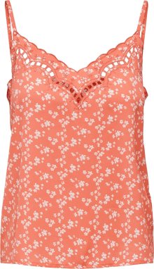 JDY Top \'SERENA\' broskvová / bílá