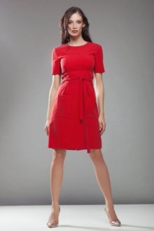 Nife Tweegy s20 červené Dámské šaty 44 jako na fotografii