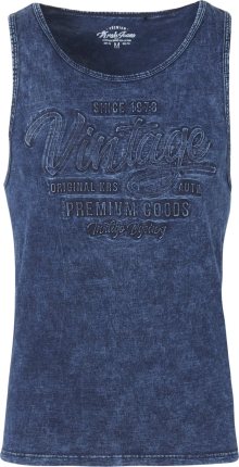 KOROSHI Tričko indigo