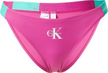 Calvin Klein Swimwear Spodní díl plavek \'CHEEKY\' tyrkysová / orchidej / bílá