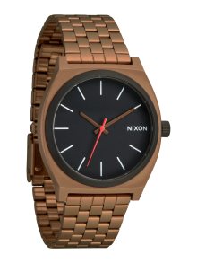 Nixon Analogové hodinky \'Time Teller\' hnědá / černá / bílá