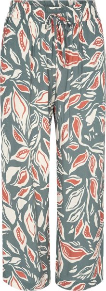 Soyaconcept Kalhoty \'LEDA\' khaki / oranžová / bílá