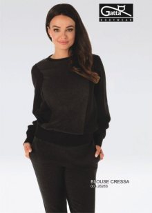 Gatta 42628S Blouse Cressa Dámská mikina M černá