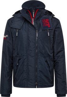 Superdry Zimní bunda \'Mountain SD\' ultramarínová modř / červená / bílá