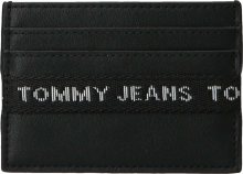 Tommy Jeans Peněženka černá / bílá