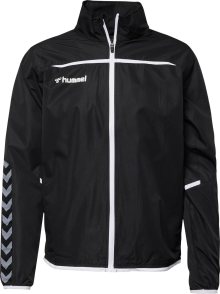 Hummel Sportovní bunda \'AUTHENTIC\' stříbrně šedá / černá / bílá