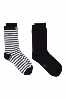 Ponožky GANT 01. 2 PACK SOLID AND BARSTRIPE SOCK