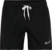 Champion Authentic Athletic Apparel Plavecké šortky černá / bílá