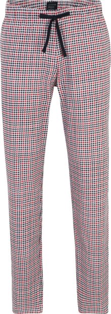 SCHIESSER Pyžamové kalhoty červená / černá / bílá