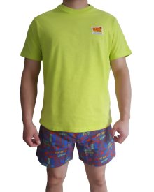 Pánské pyžamo Guess U3GX01 | zelená | XL