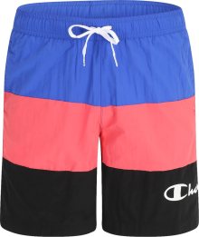 Champion Authentic Athletic Apparel Plavecké šortky královská modrá / lososová / černá / bílá